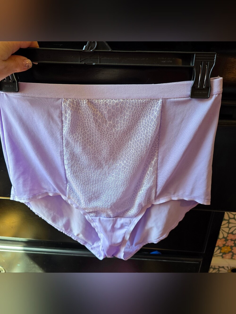 Warner's All You Need Snakeskin Panties Size 7 Purple